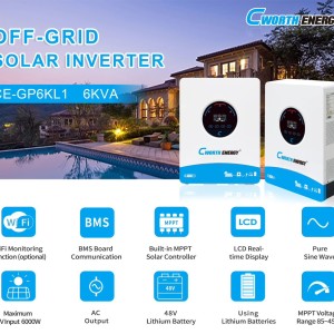 C worth energy 6kw hybrid inverter