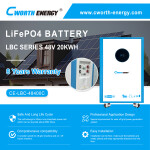 C worth energy lithium battery 20kw 400 ah