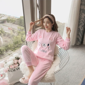 High Quality Pijama Sleepwear Warm Sets