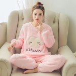 High Quality Pijama Sleepwear Warm Sets