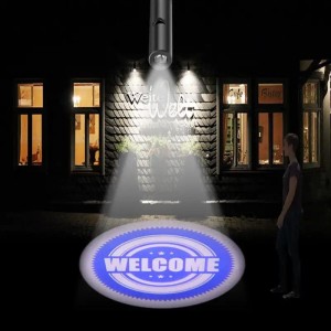 LED Projection Lamp, Welcome Logo 110-220V, E27