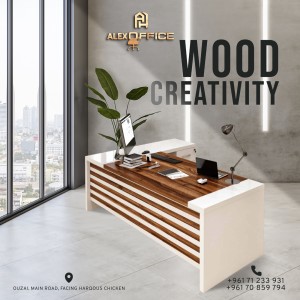 Creative Furniture Wooden Walli Series Modern Desk