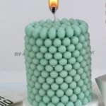 3D Geometric Cylindrical Candle DIY Ball Shape Candle Ornaments Handmade Soap Cake Mold Fashion