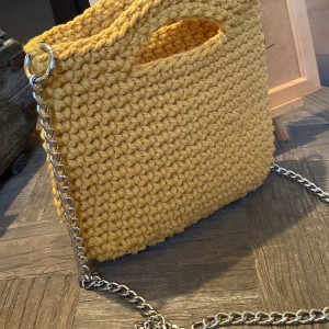Hollow Out Design Crochet Bag