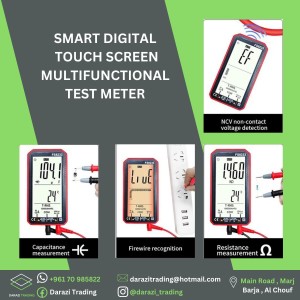 Smart digital touch screen multifunctional test meter
