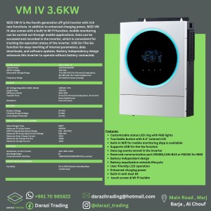 MZD VM IV 3.6KW Inverter