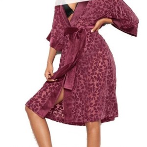 Victoria's Secret velvet embellished robe
