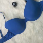 Blue motion bra
