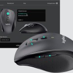 Logitech – M705 Marathon Wireless Optical Mouse With 5 Programmable Buttons – Black