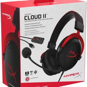 HyperX Cloud II – Gaming Headset, 7.1 RED