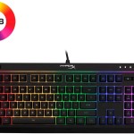 HyperX Alloy Core RGB – Membrane Gaming Keyboard – Comfortable Quiet Silent Keys With RGB LED Lighting Effects, Spill Re