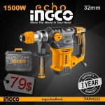 INGCO Rotary Hammer 1500W