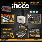 Ingco hkthp21471 Werkzeugsatz 147pcs in Case
