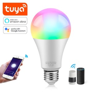 Tuya Smart Lamp 15w Wifi Led Light Bulb Smart Life Rgb