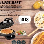SilverCrest Waffle Maker Machine
