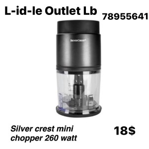 Silver crest mini Chopper 260 watt