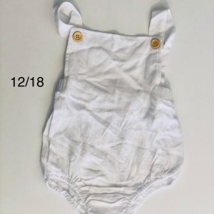 Newborn Summer Romper Unisex Jumpsuit Sleeveless Backless Overalls Outfits